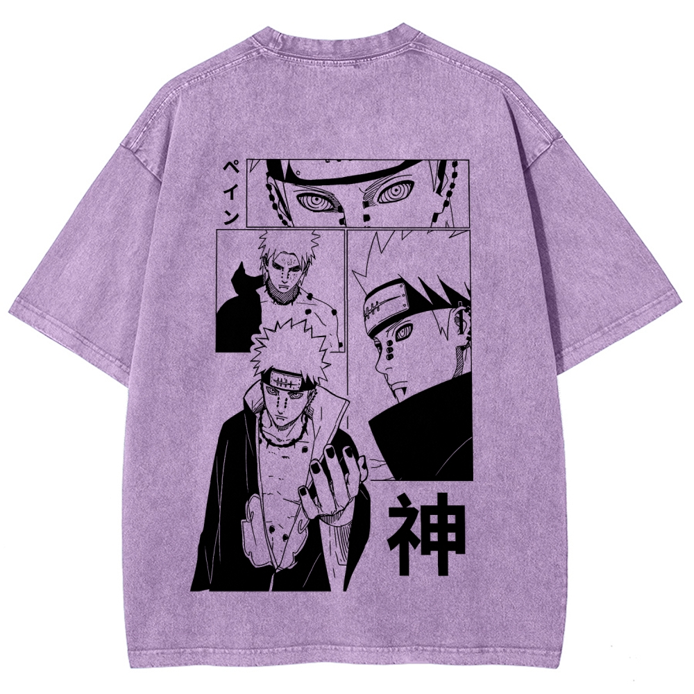 Naruto Unisex Fit Washed T-Shirt 2509012213-Coordom