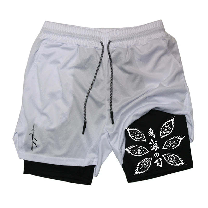 Kokushibo Gym Shorts-Coordom