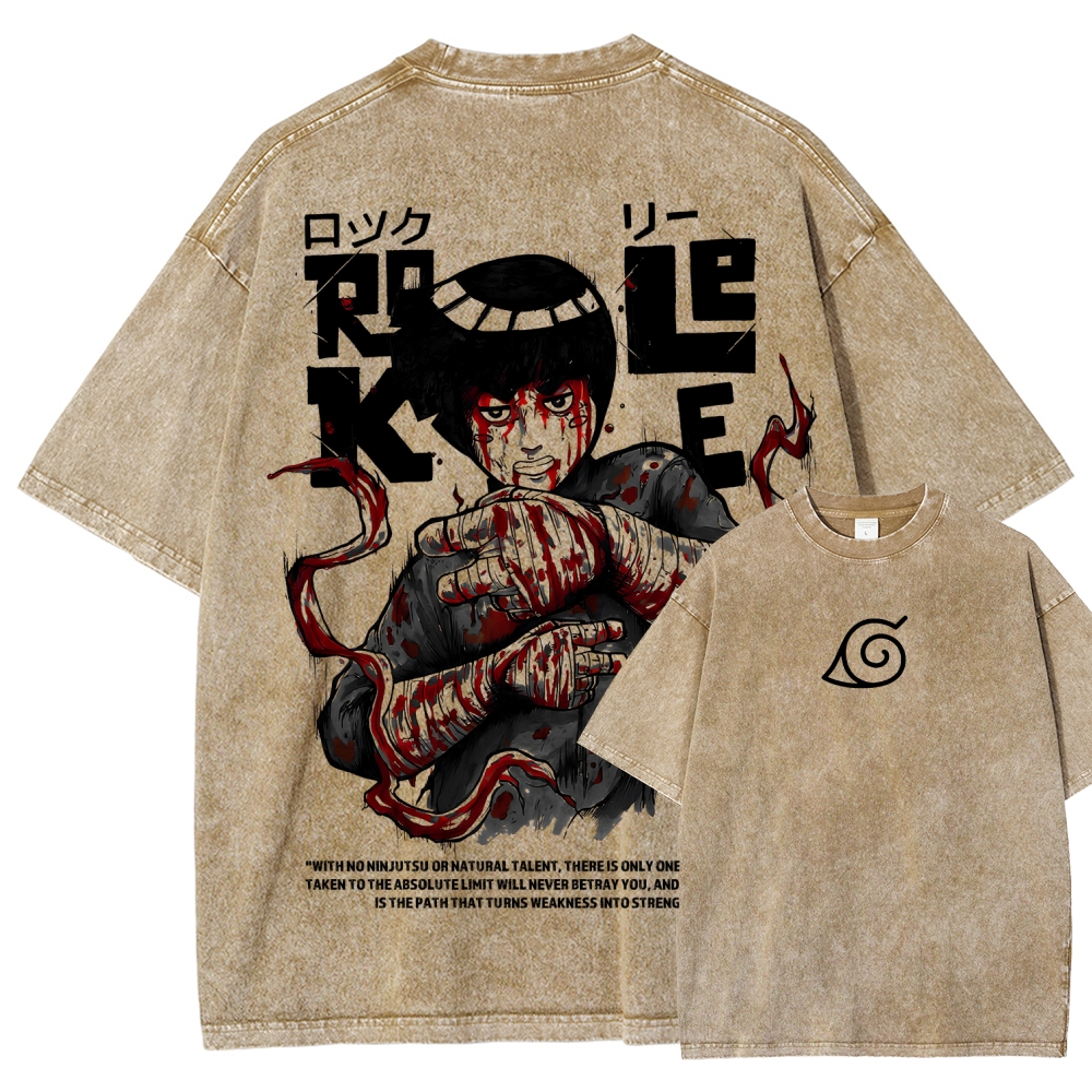 Naruto Unisex Fit Washed T-Shirt 2602007501-Coordom