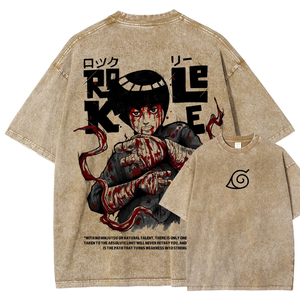 Naruto Unisex Fit Washed T-Shirt 2602007501-Coordom