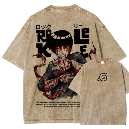 Naruto Unisex Fit Washed T-Shirt 2602007501-Coordom