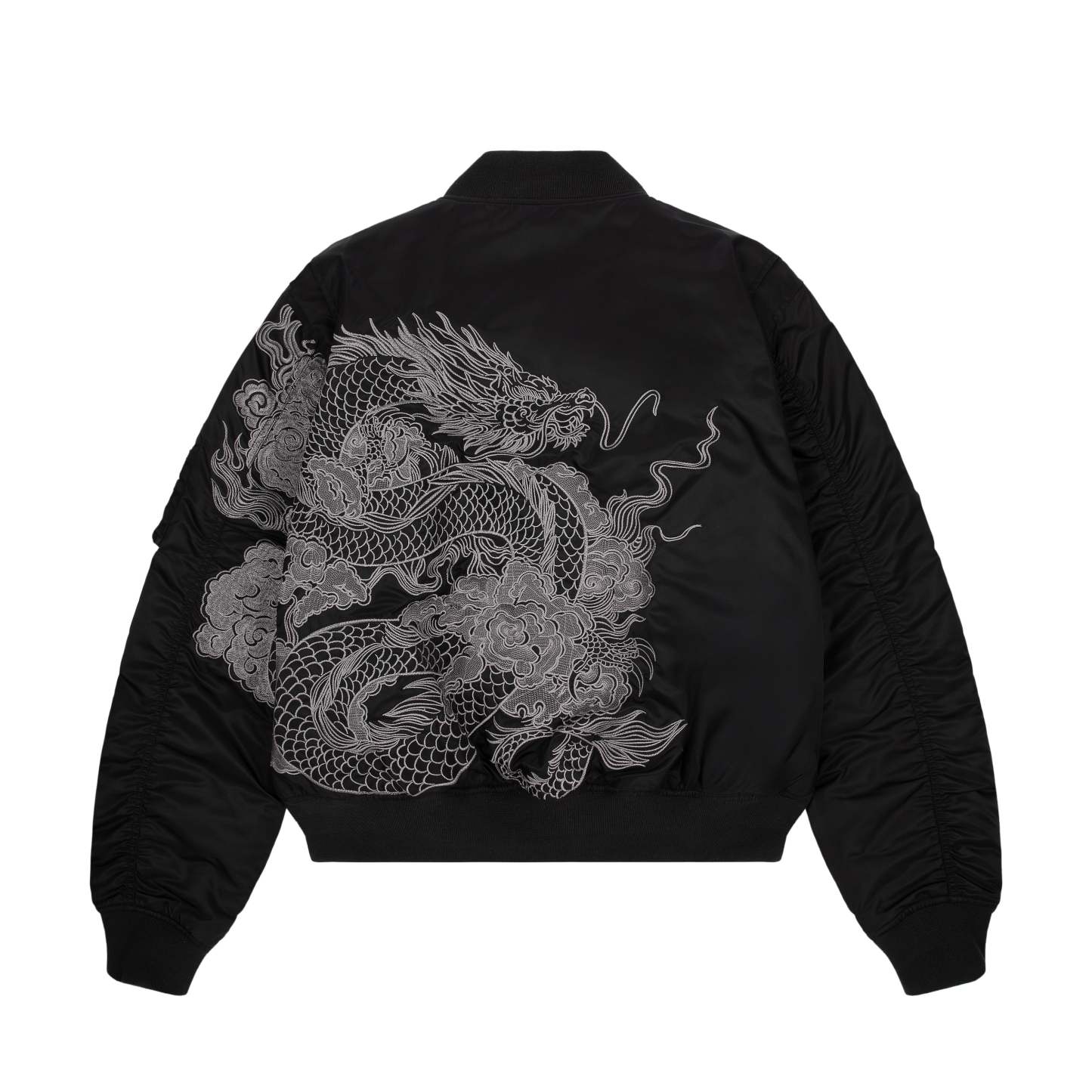 "yakuza" bomber Jacket black-Coordom