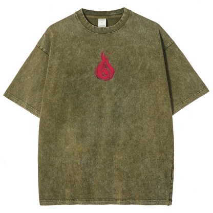 Naruto Unisex Fit Washed T-Shirt 2507030098-Coordom