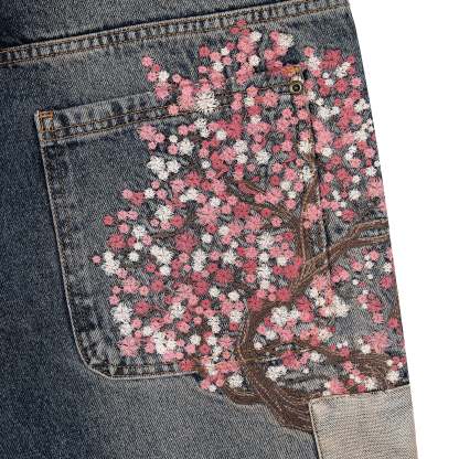 "blossom v2" patchwork washed Denim-Coordom