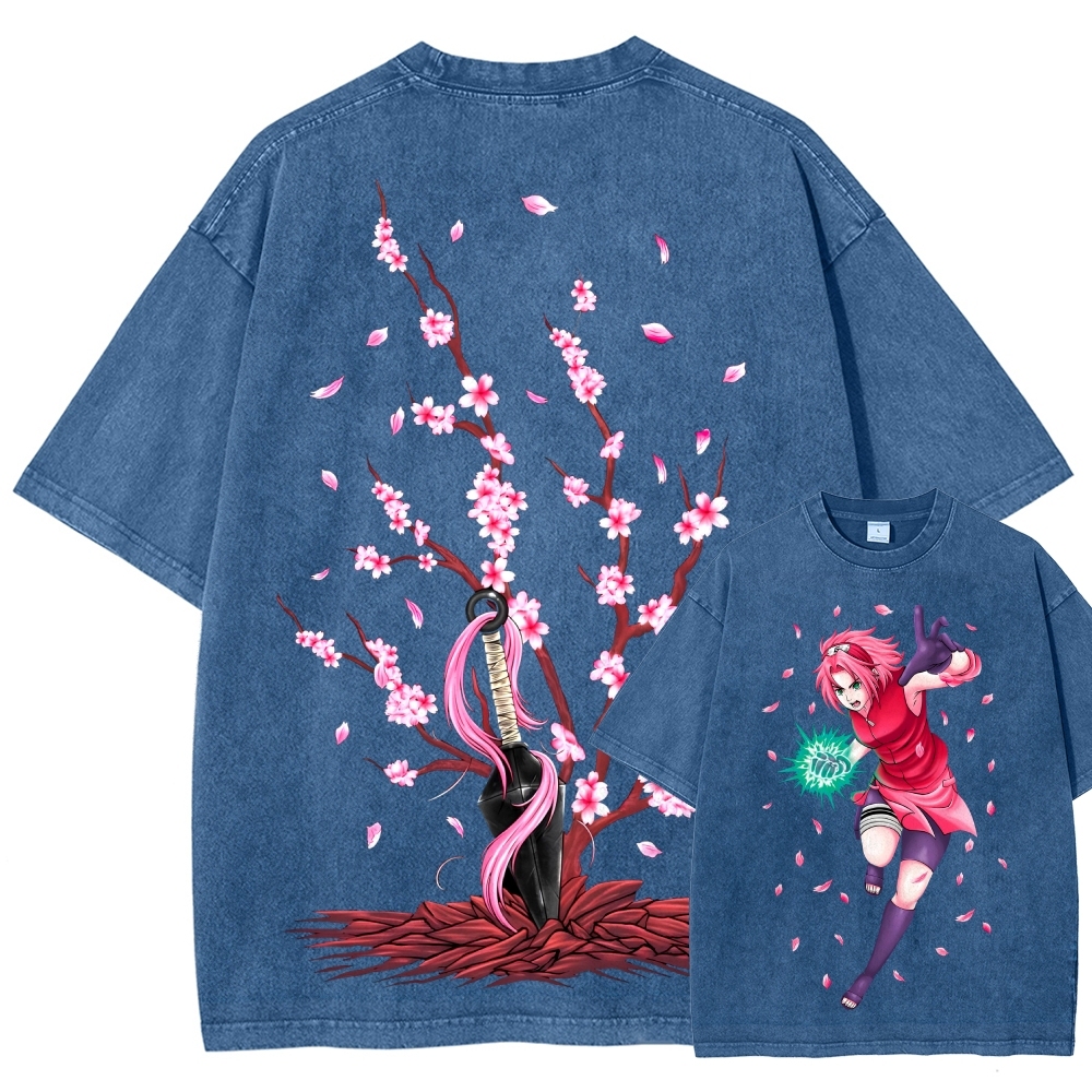 Naruto Unisex Fit Washed T-Shirt 2507030119-Coordom