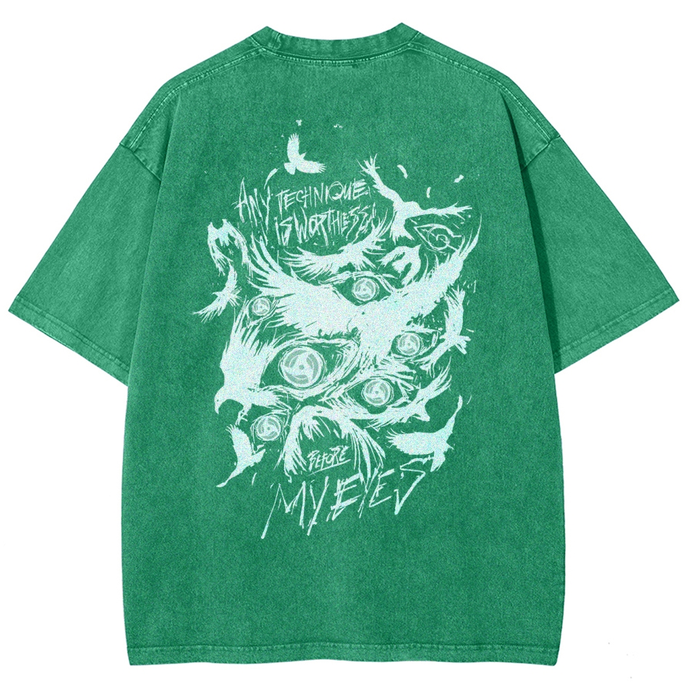 Naruto Unisex Fit Washed T-Shirt-Coordom