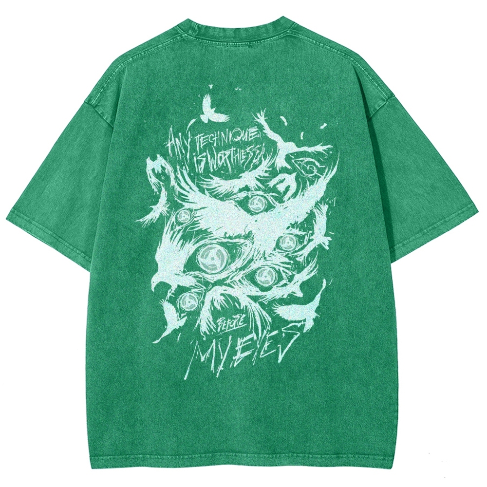 Naruto Unisex Fit Washed T-Shirt-Coordom