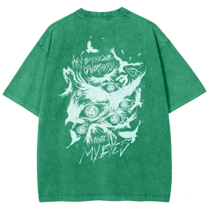 Naruto Unisex Fit Washed T-Shirt-Coordom
