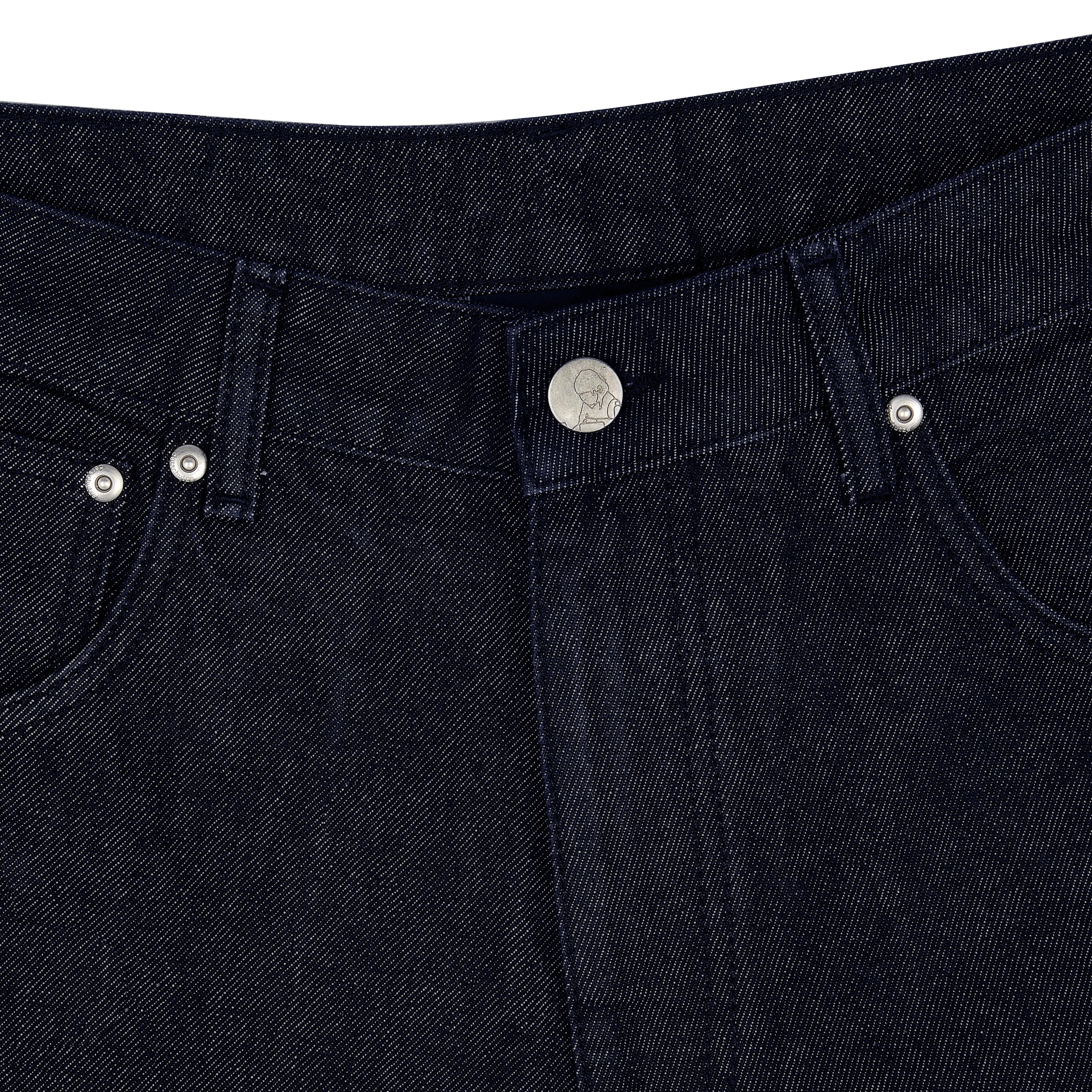 "koi fish v2" Jorts raw indigo-Coordom