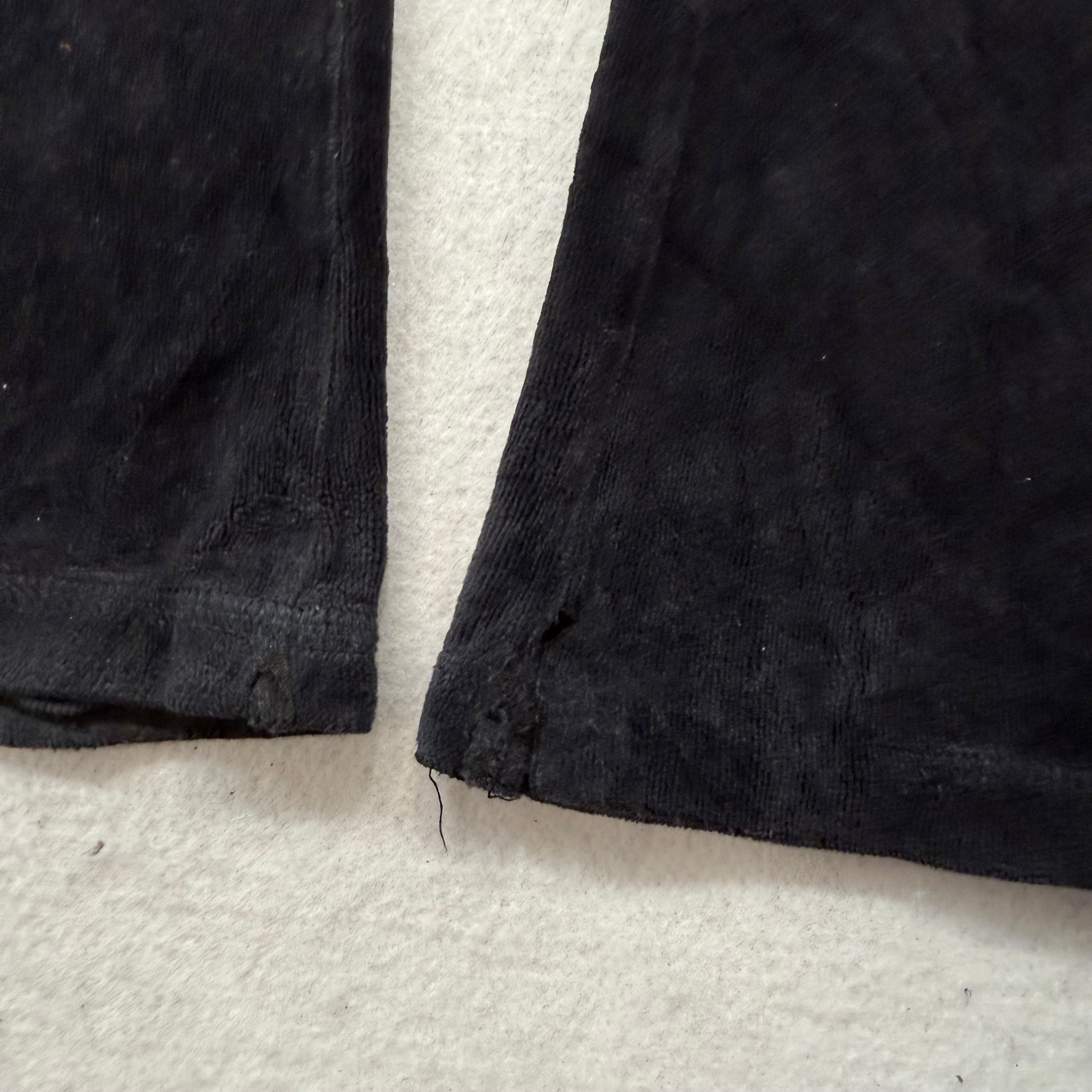 Vintage Juicy Couture Women's Black Velour Flared Track Pant Loungewear Size S-Coordom