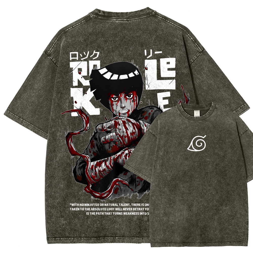 Naruto Unisex Fit Washed T-Shirt 2602007501-Coordom