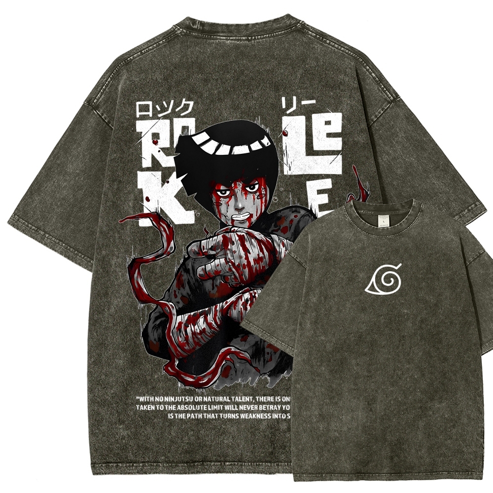 Naruto Unisex Fit Washed T-Shirt 2602007501-Coordom