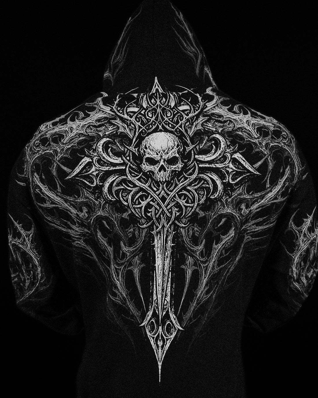 Heavenly Knight Oversized Zipup Hoodie-Coordom