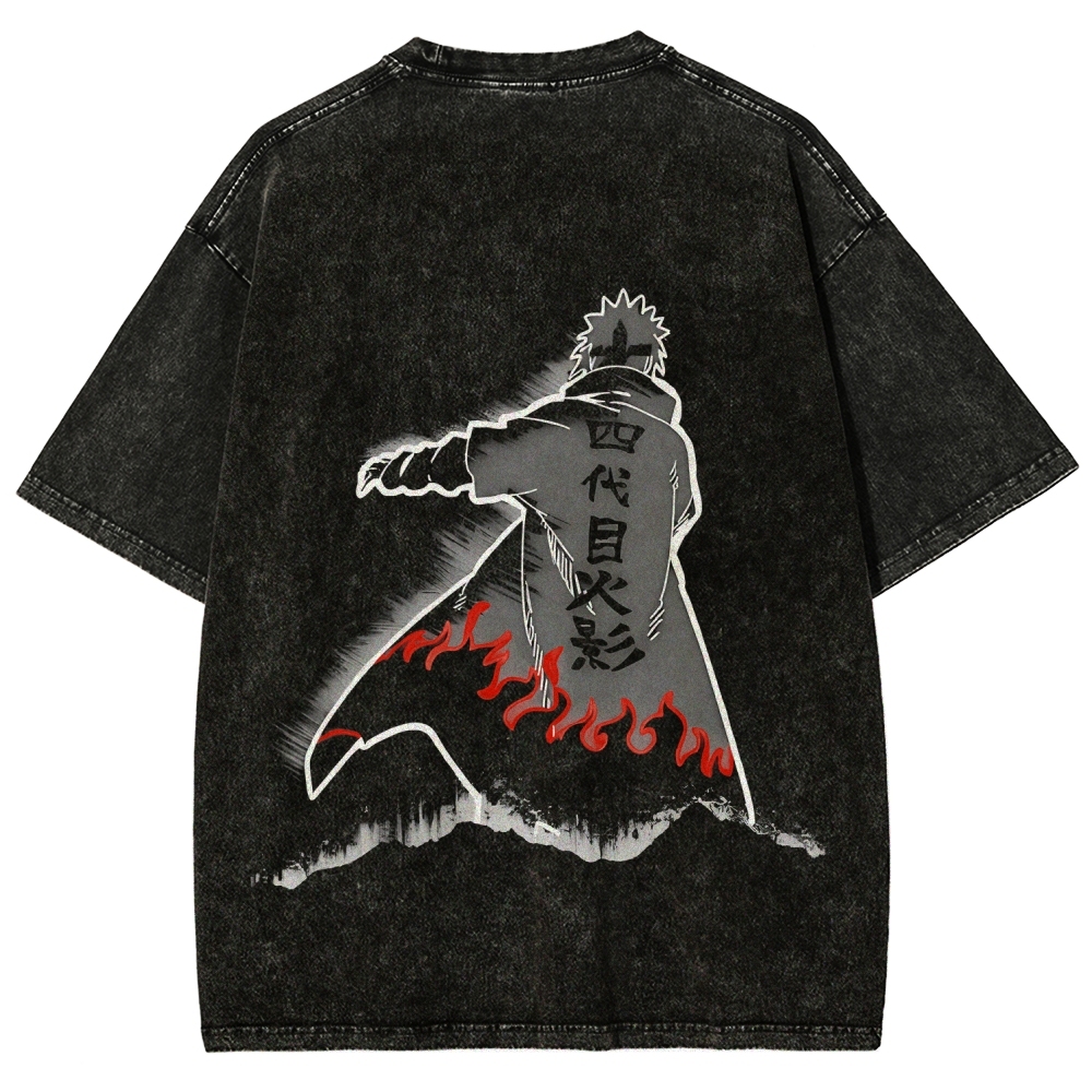 Naruto Unisex Fit Washed T-Shirt 2508023596-Coordom