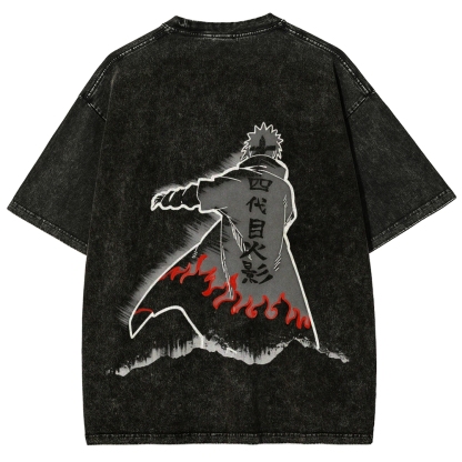 Naruto Unisex Fit Washed T-Shirt 2508023596-Coordom