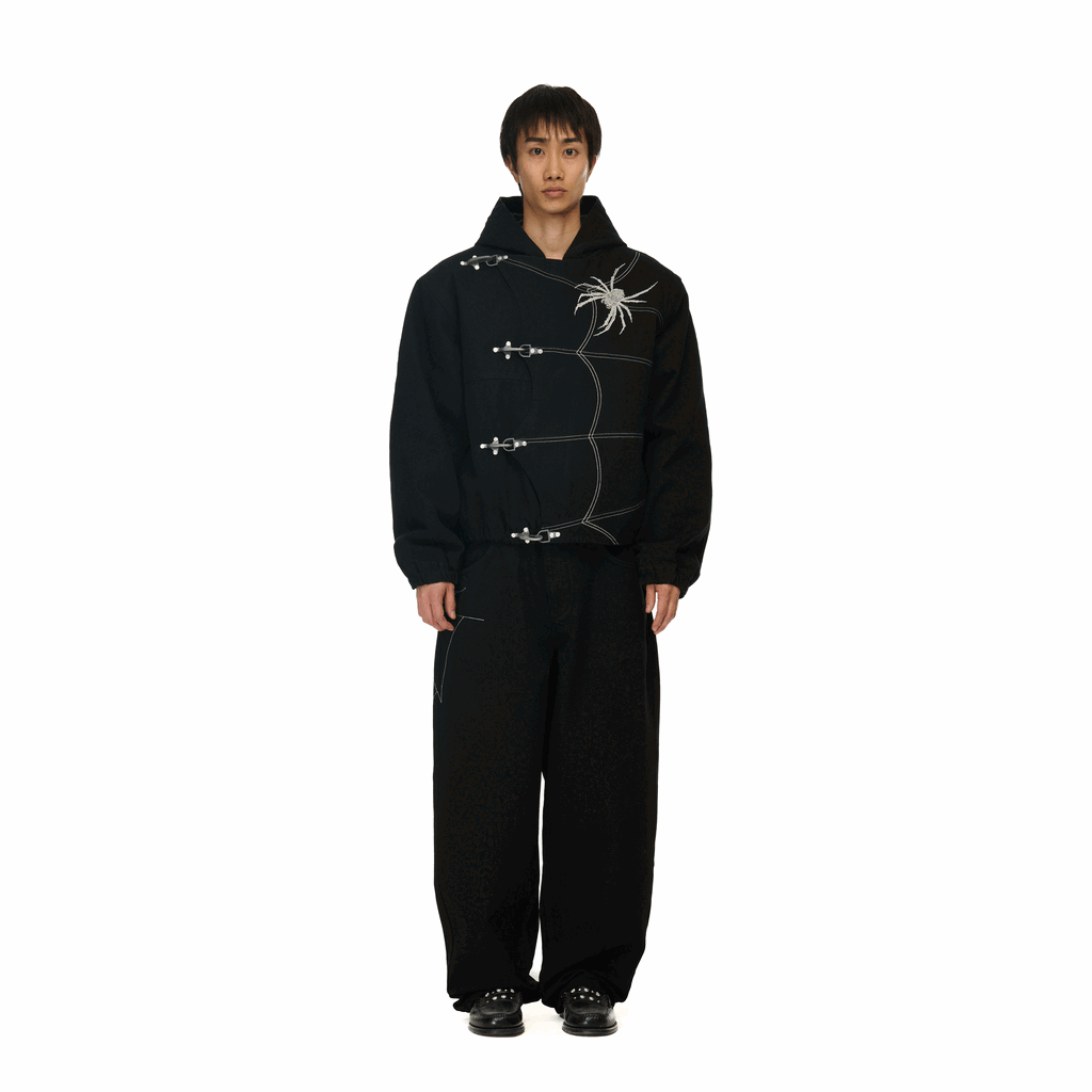 "spiderweb" raw Denim-Coordom