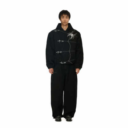 "spiderweb" raw Denim-Coordom