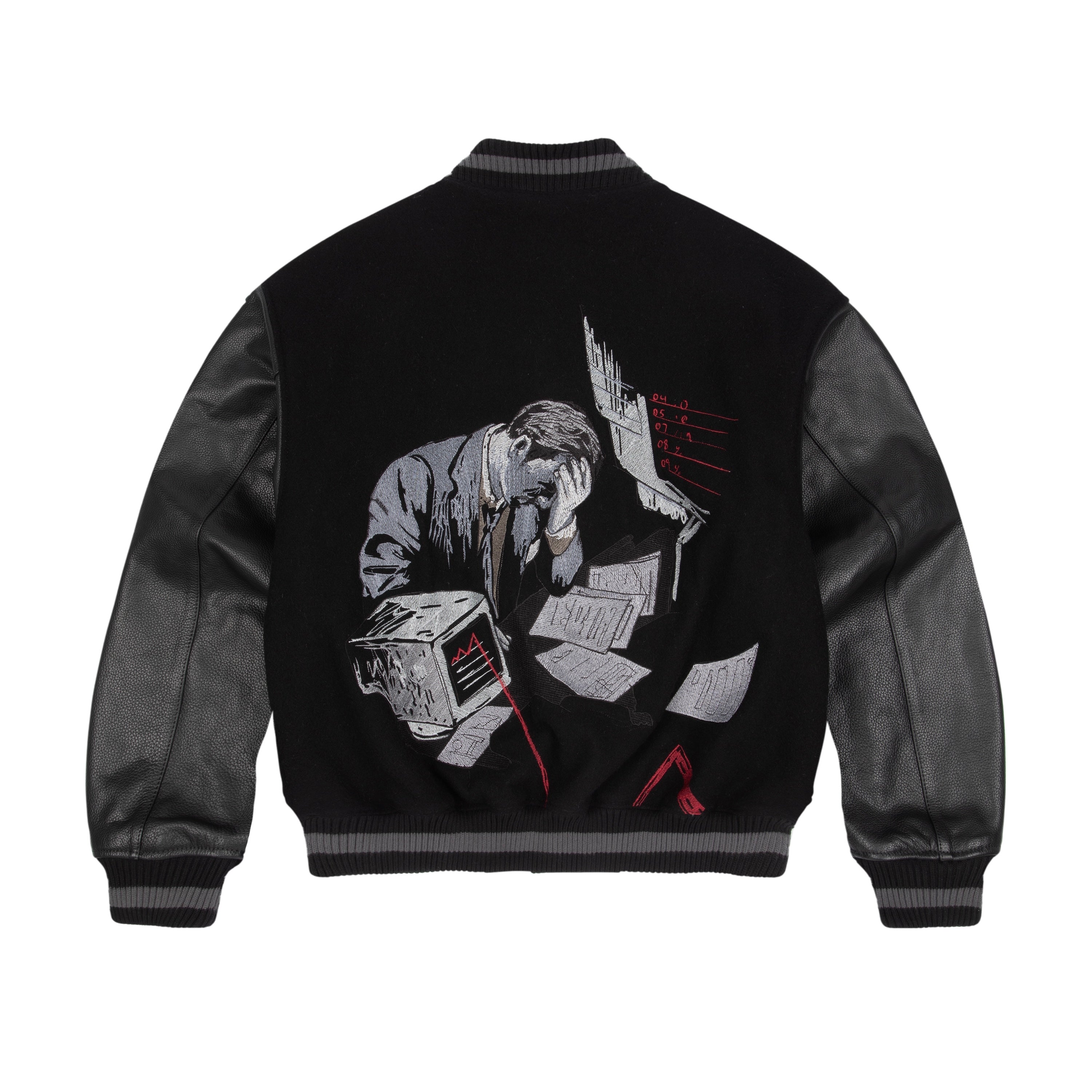 "wall street" varsity Jacket-Coordom