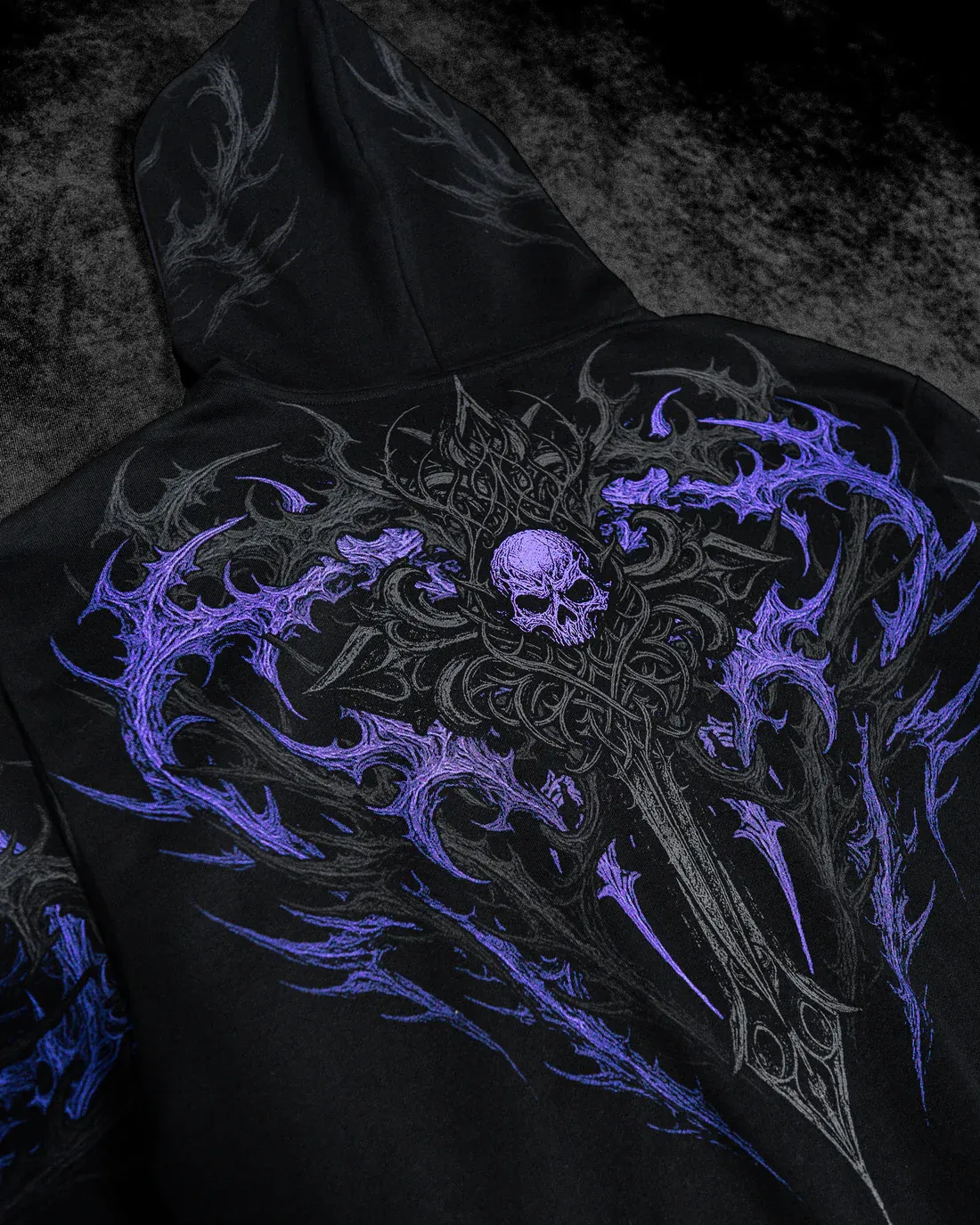 Heavenly Knight Oversized Zipup Hoodie-Coordom
