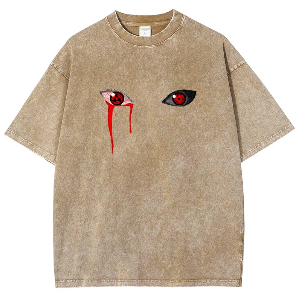 Naruto Unisex Fit Washed T-Shirt 2502003554-Coordom