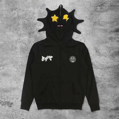 Casual star sun hat street sports home hoodie-Coordom