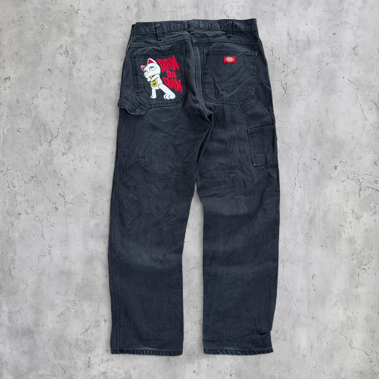 (33X32) DanDaDan Dickies embroidered jeans-Coordom