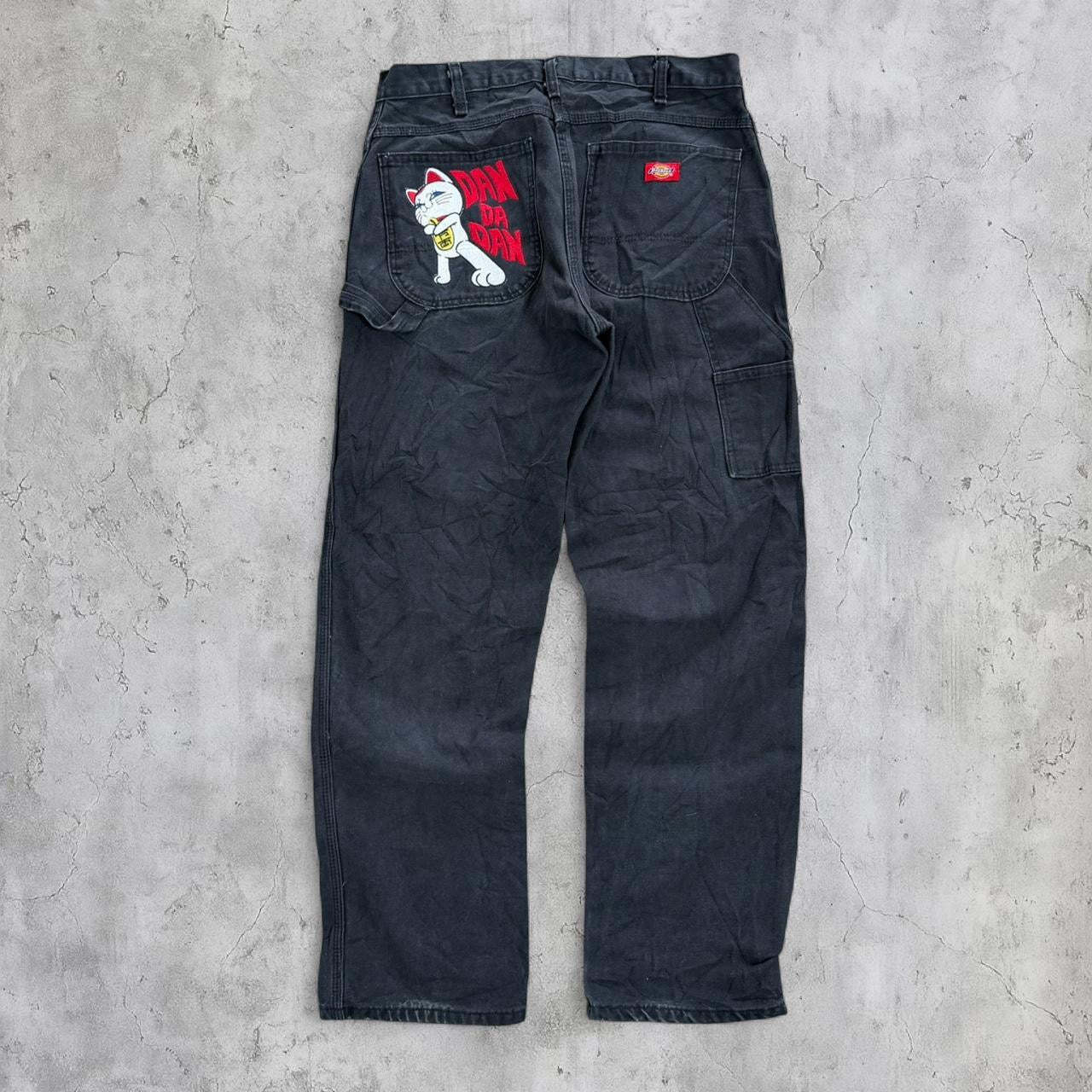 (33X32) DanDaDan Dickies embroidered jeans-Coordom