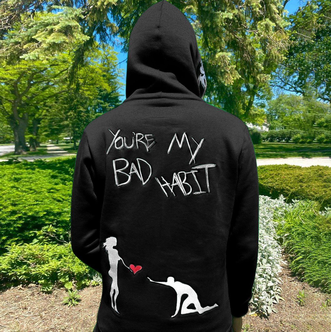 Fashion street style men's personality printed sweatshirt-Coordom