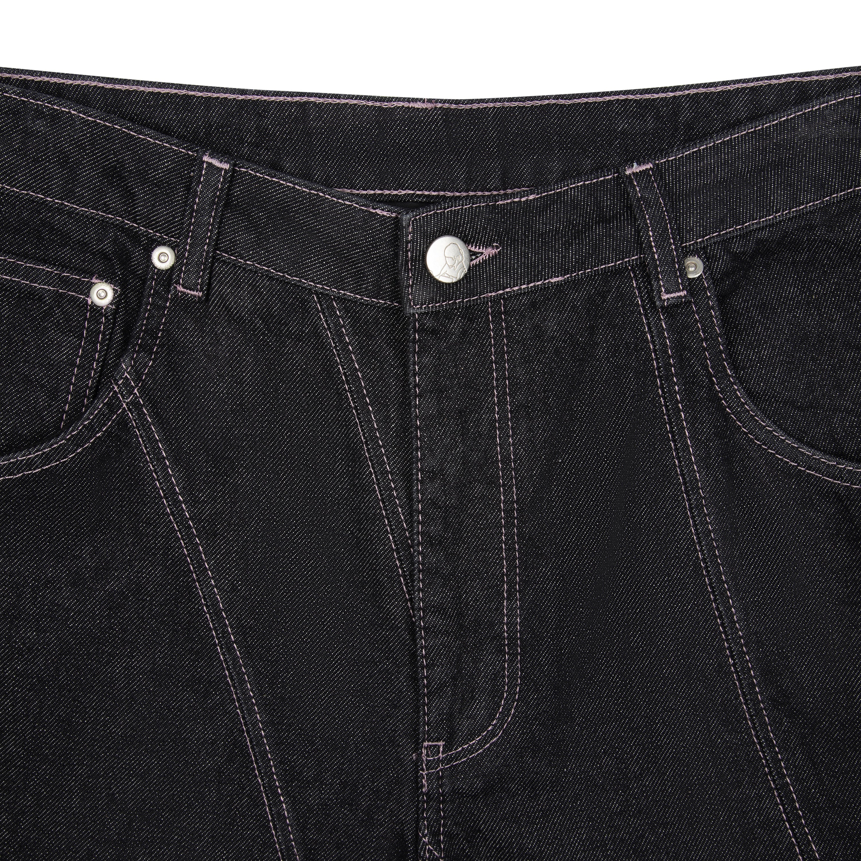 "yakuza" raw Denim black 03-Coordom