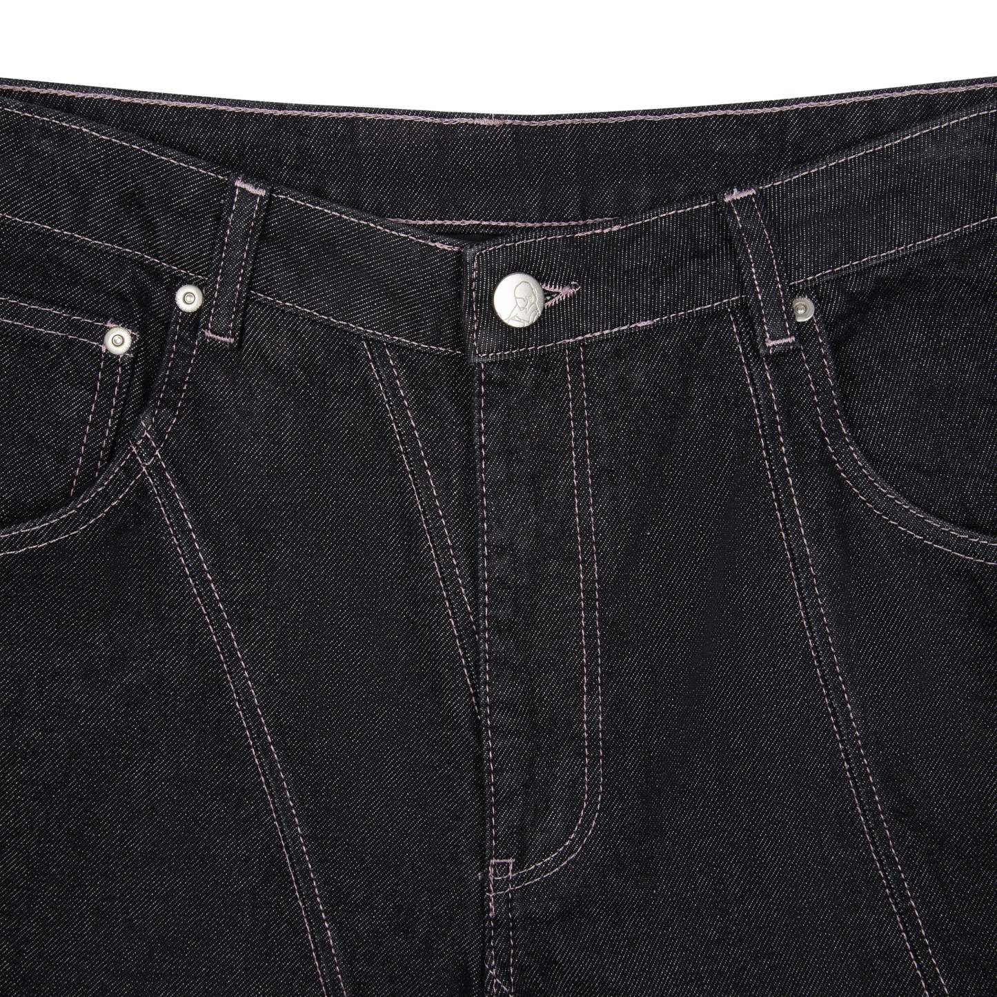 "yakuza" raw Denim black 03-Coordom