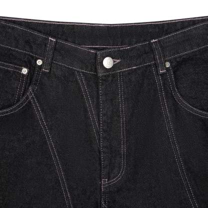 "yakuza" raw Denim black 03-Coordom