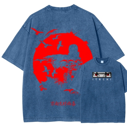 Naruto Unisex Fit Washed T-Shirt 2508023392-Coordom