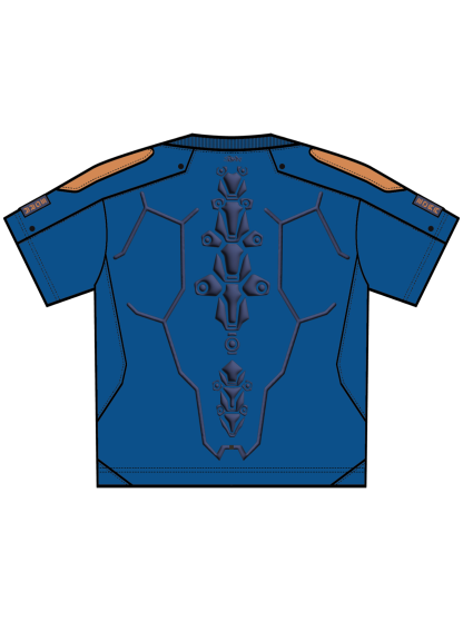 CYBER T-shirt Blue-Coordom