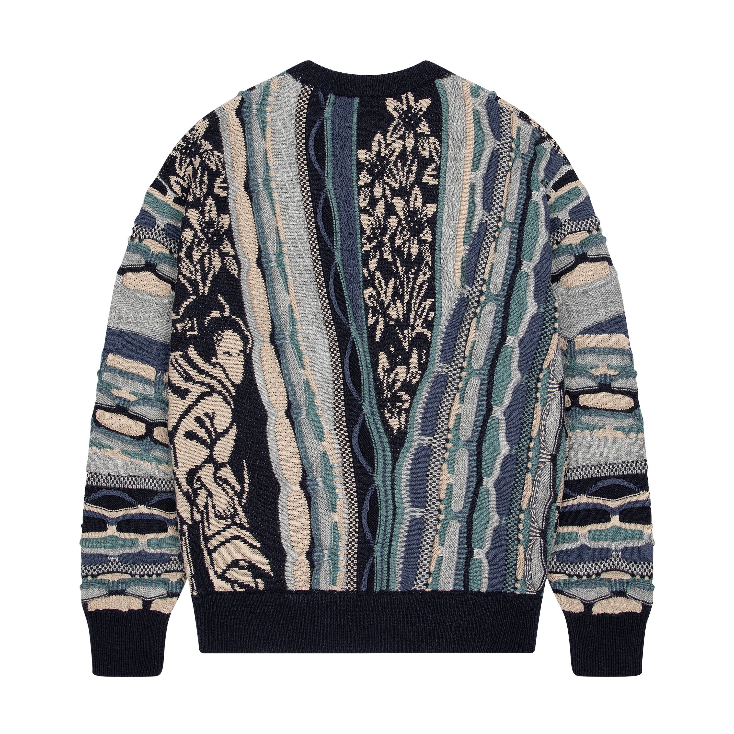 "yakuza v2" Knit dark blue-Coordom