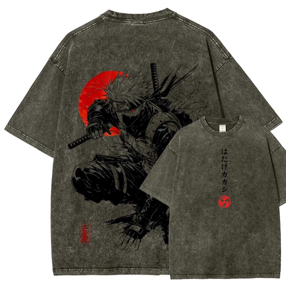 Naruto Unisex Fit Washed T-Shirt 2511024505-Coordom