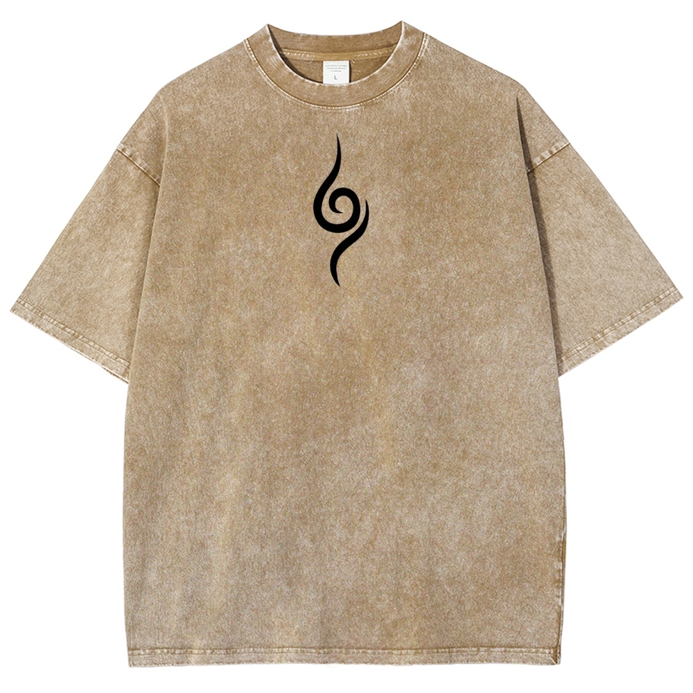 Naturo Kakashi Hatake Unisex Fit Washed T-Shirt 2505011258-Coordom