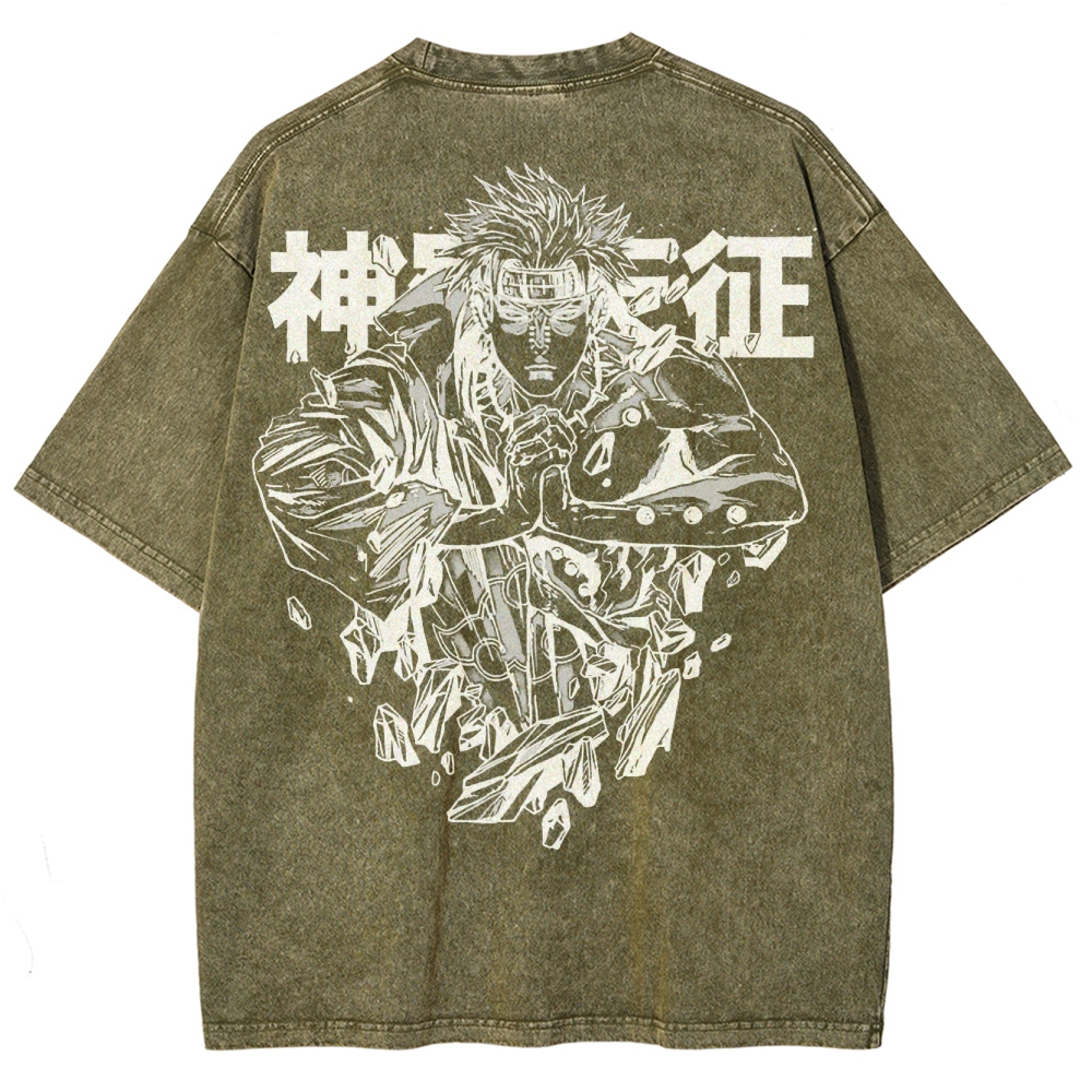 Naruto Unisex Fit Washed T-Shirt 2502003593-Coordom