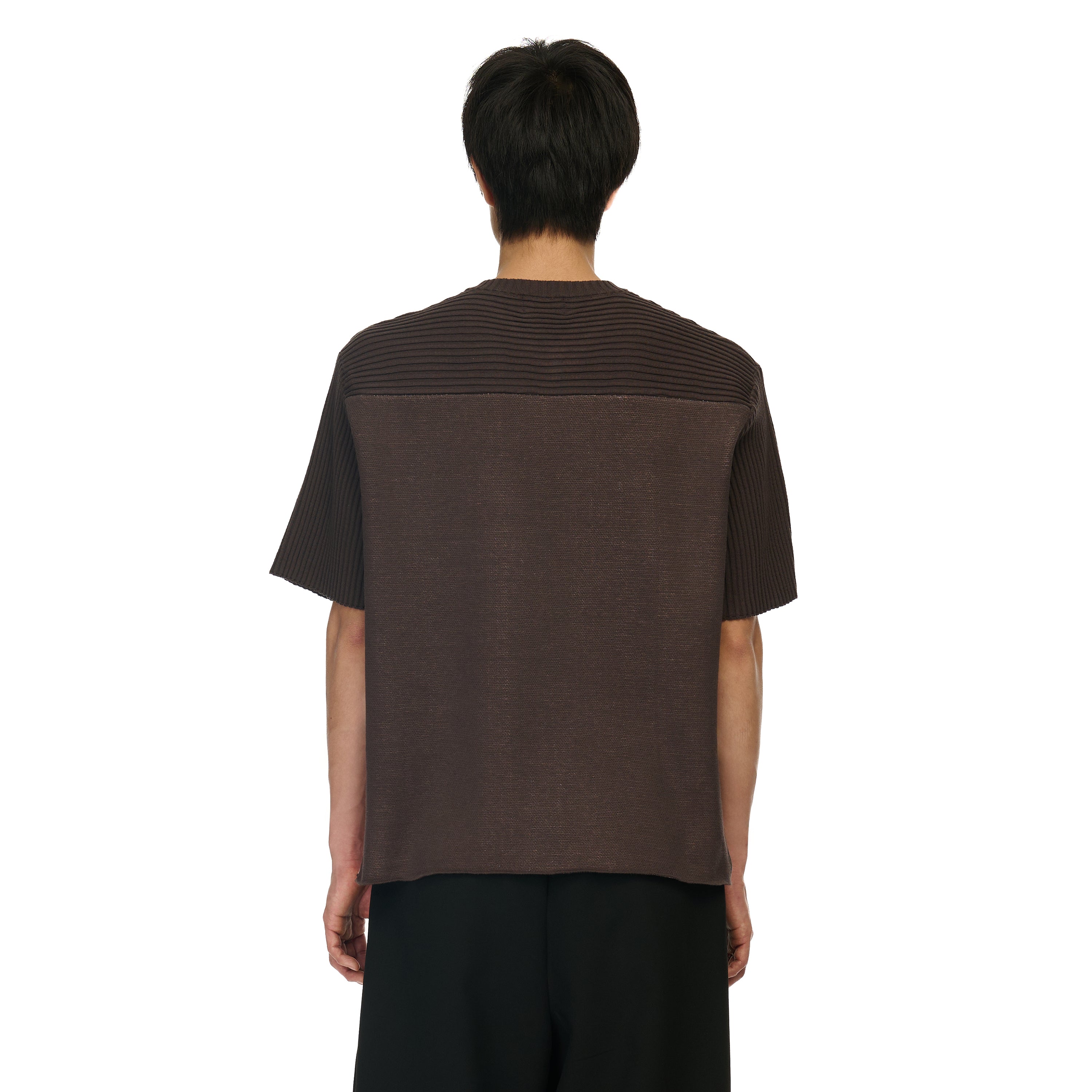 "yakuza v2" knitted Jersey khaki-Coordom