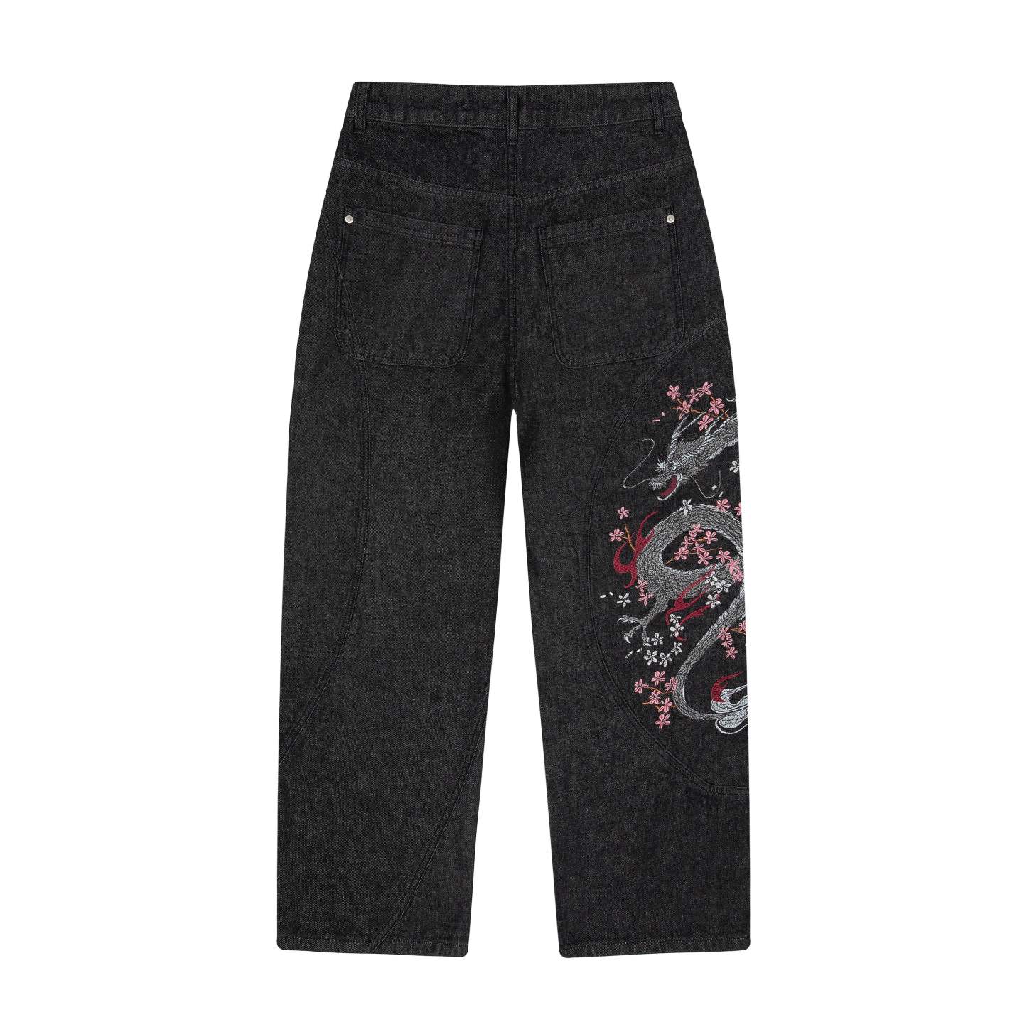 "yakuza" raw Denim black 02-Coordom