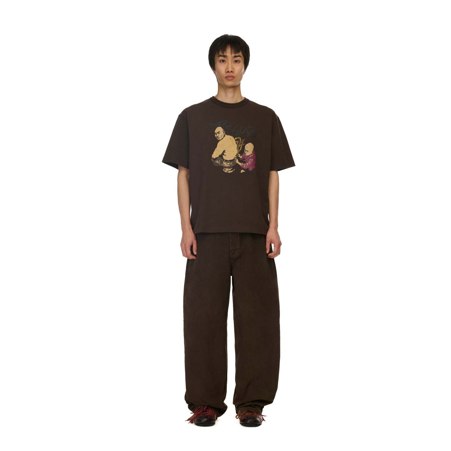 "yakuza" brown washed Denim-Coordom