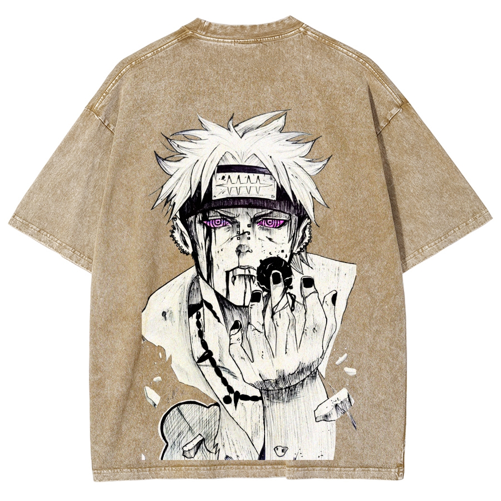 Naturo Unisex Fit Washed T-Shirt 2507024103-Coordom