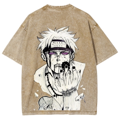 Naturo Unisex Fit Washed T-Shirt 2507024103-Coordom