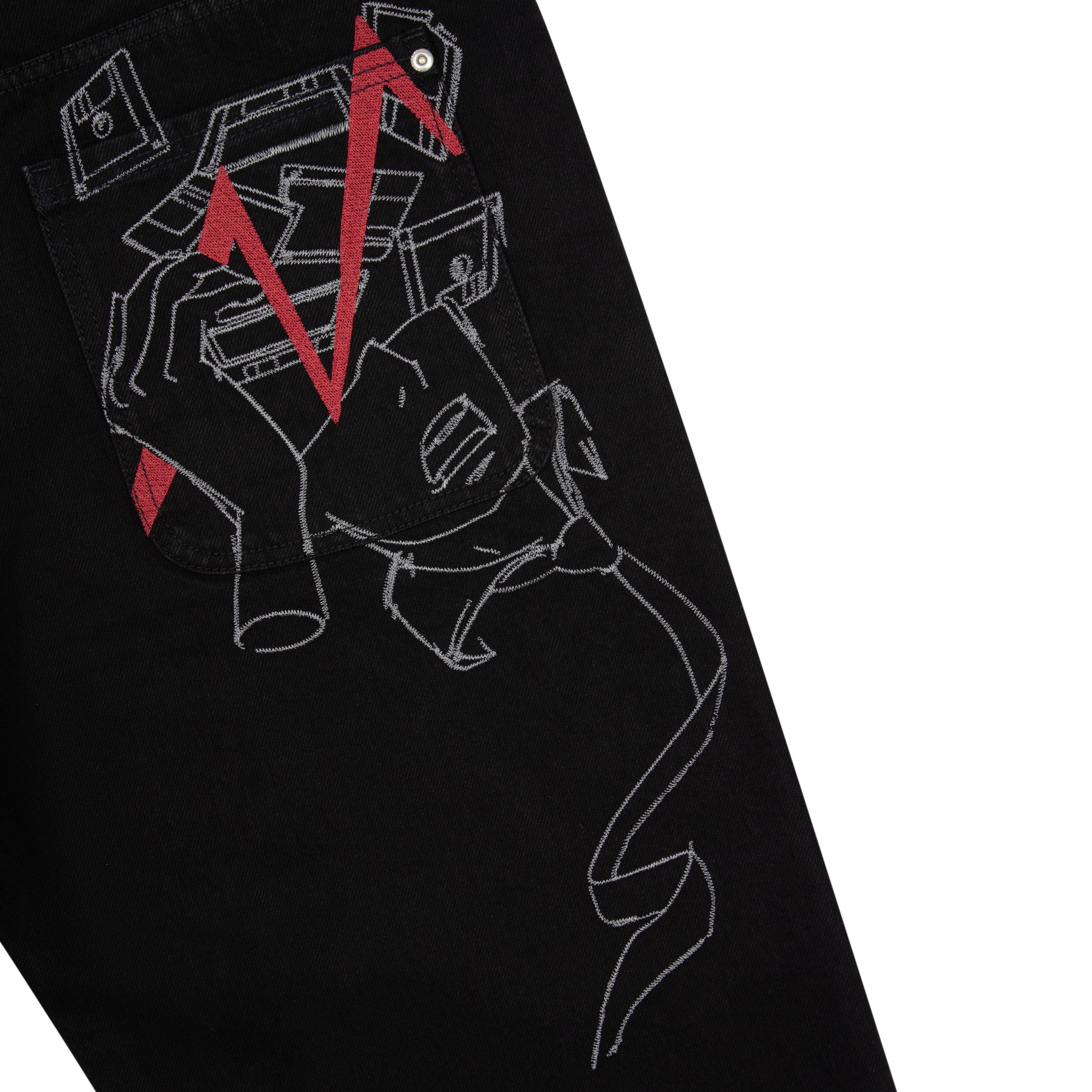 "wall street" black Denim-Coordom
