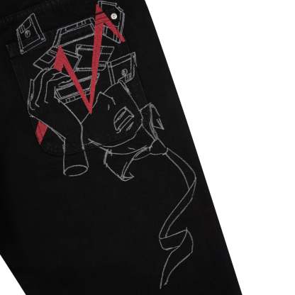 "wall street" black Denim-Coordom