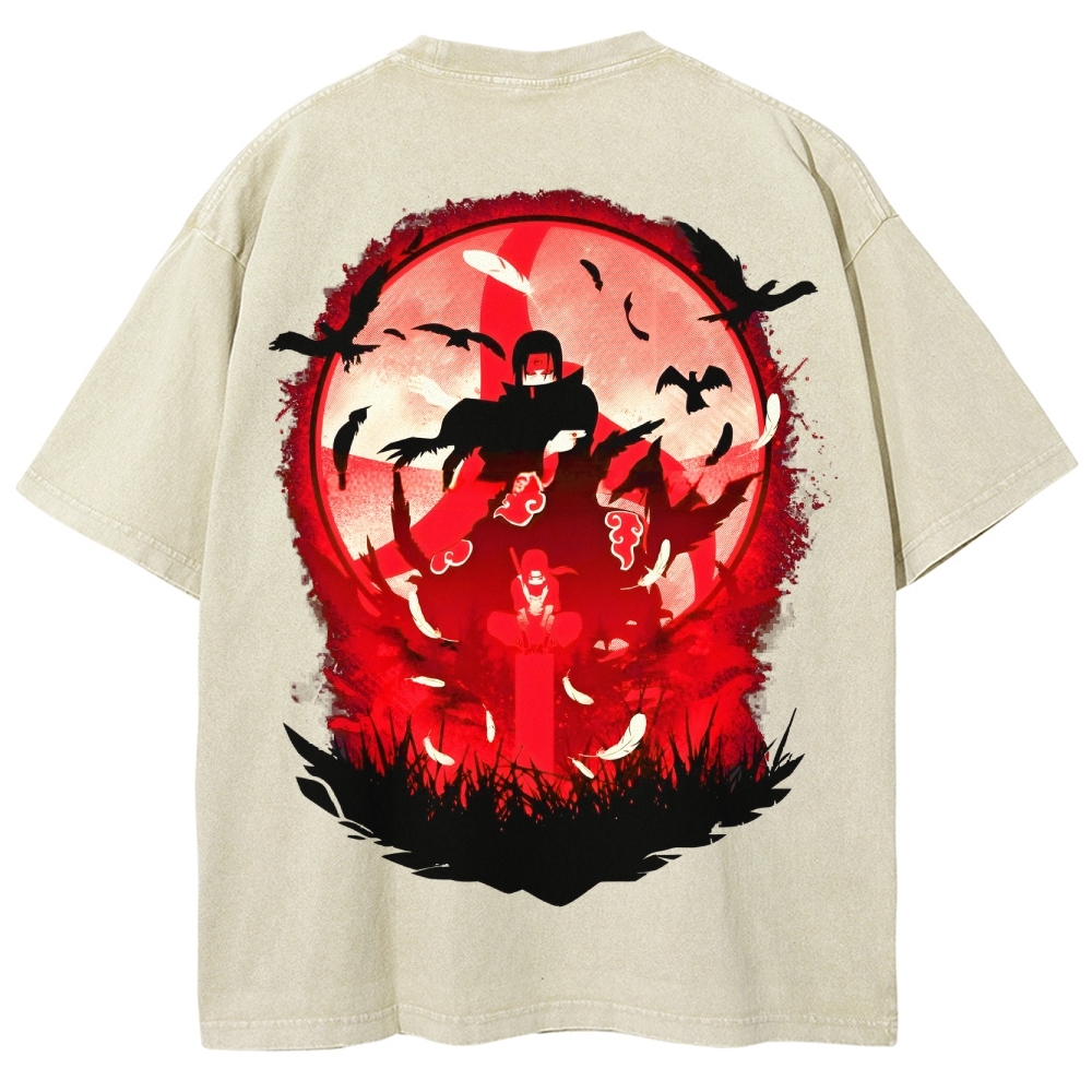 Naruto Unisex Fit Washed T-Shirt 2502006796-Coordom