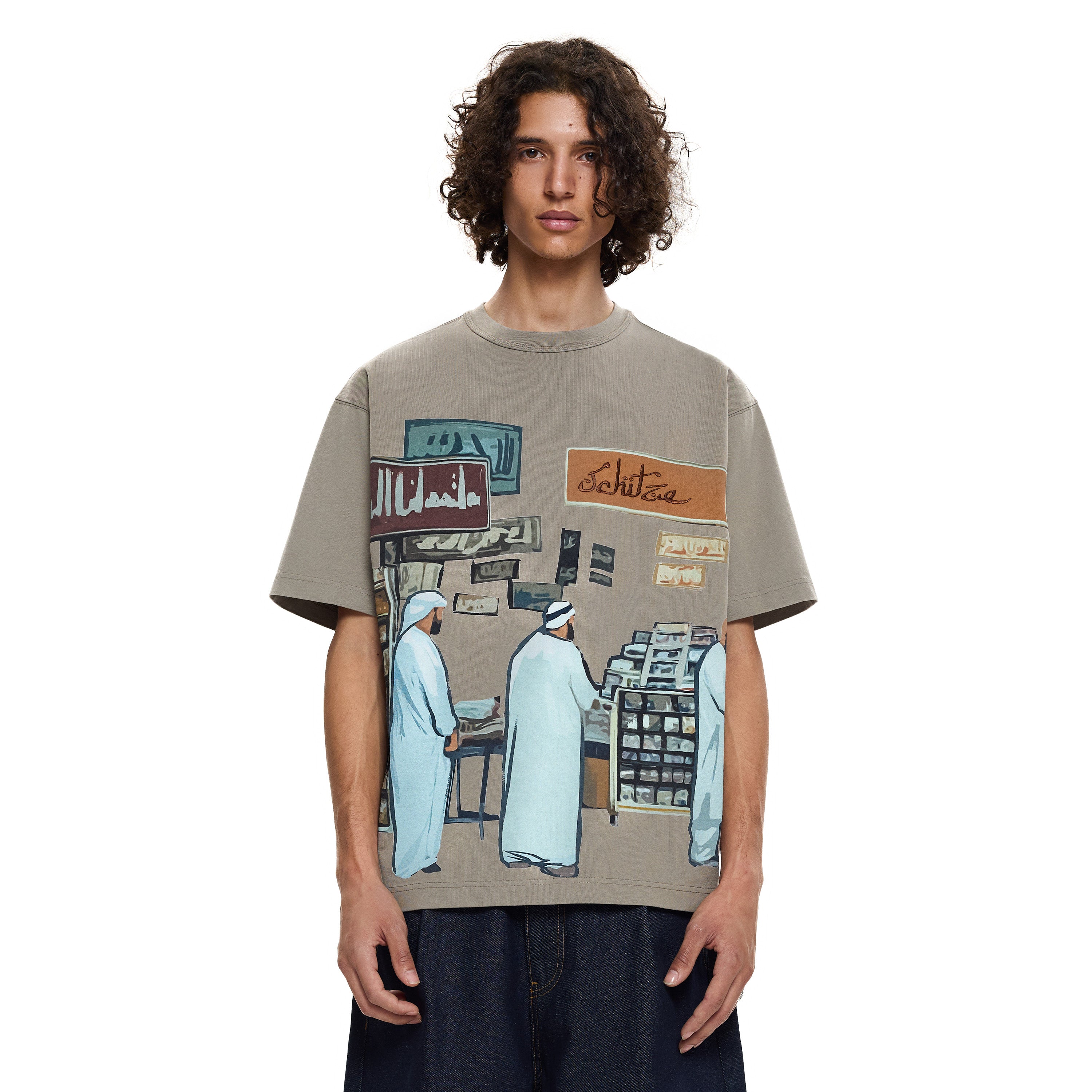 "yasmin v4" T Shirt taupe-Coordom