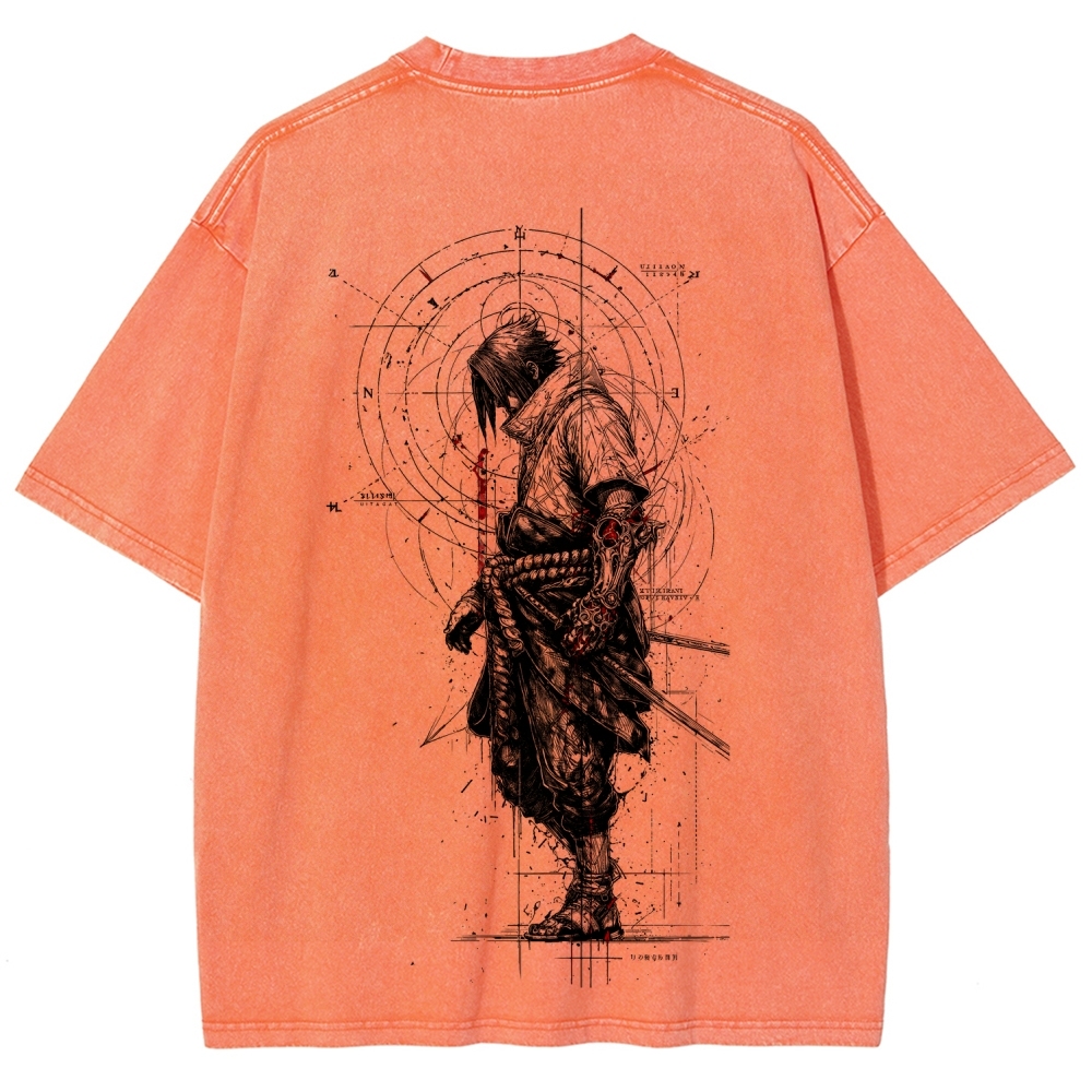 Naruto Unisex Fit Washed T-Shirt 2508017121-Coordom