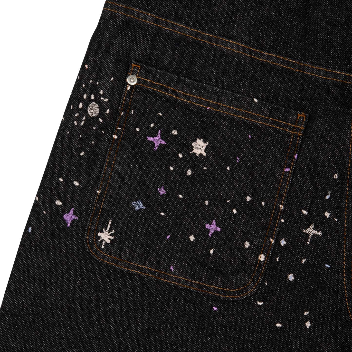 "sunset" black raw Denim-Coordom