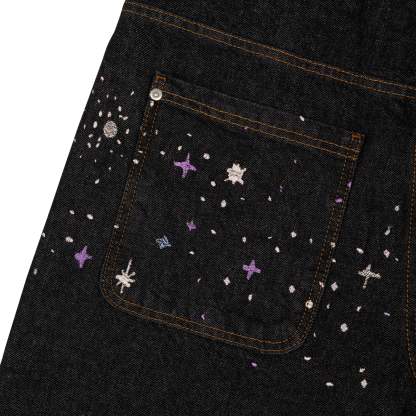 "sunset" black raw Denim-Coordom