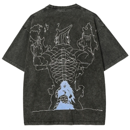 Naruto Unisex Fit Washed T-Shirt 2502006948-Coordom